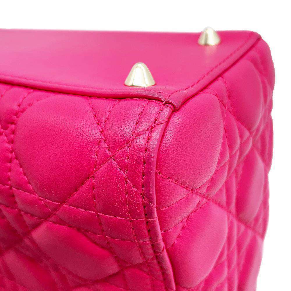 Christian Dior handbag Lady Cannage shoulder bag - Picture 8 of 12